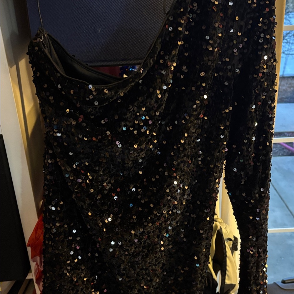 Fashion Nova Black Sequin Dress - Picture 3 of 5